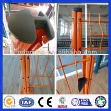 DM high quality best price metal wire welded bending 3D fence with peach post from Anping for sale